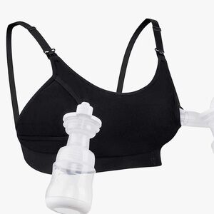 Momcozy 2-in-1 Hands Free Pumping and Nursing Bra - Size XS